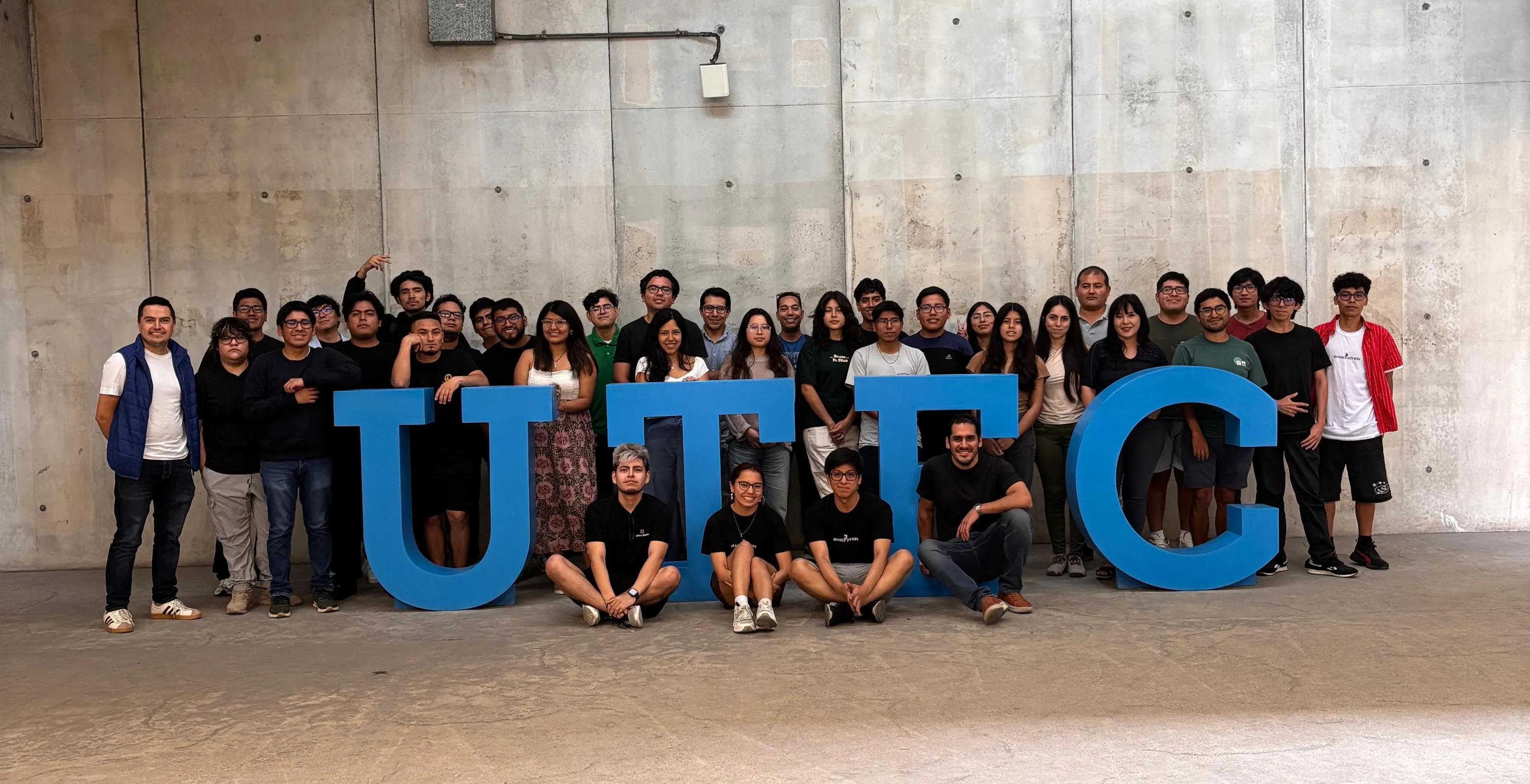 Crafter Station team at UTEC after v0 Prompt to Production event