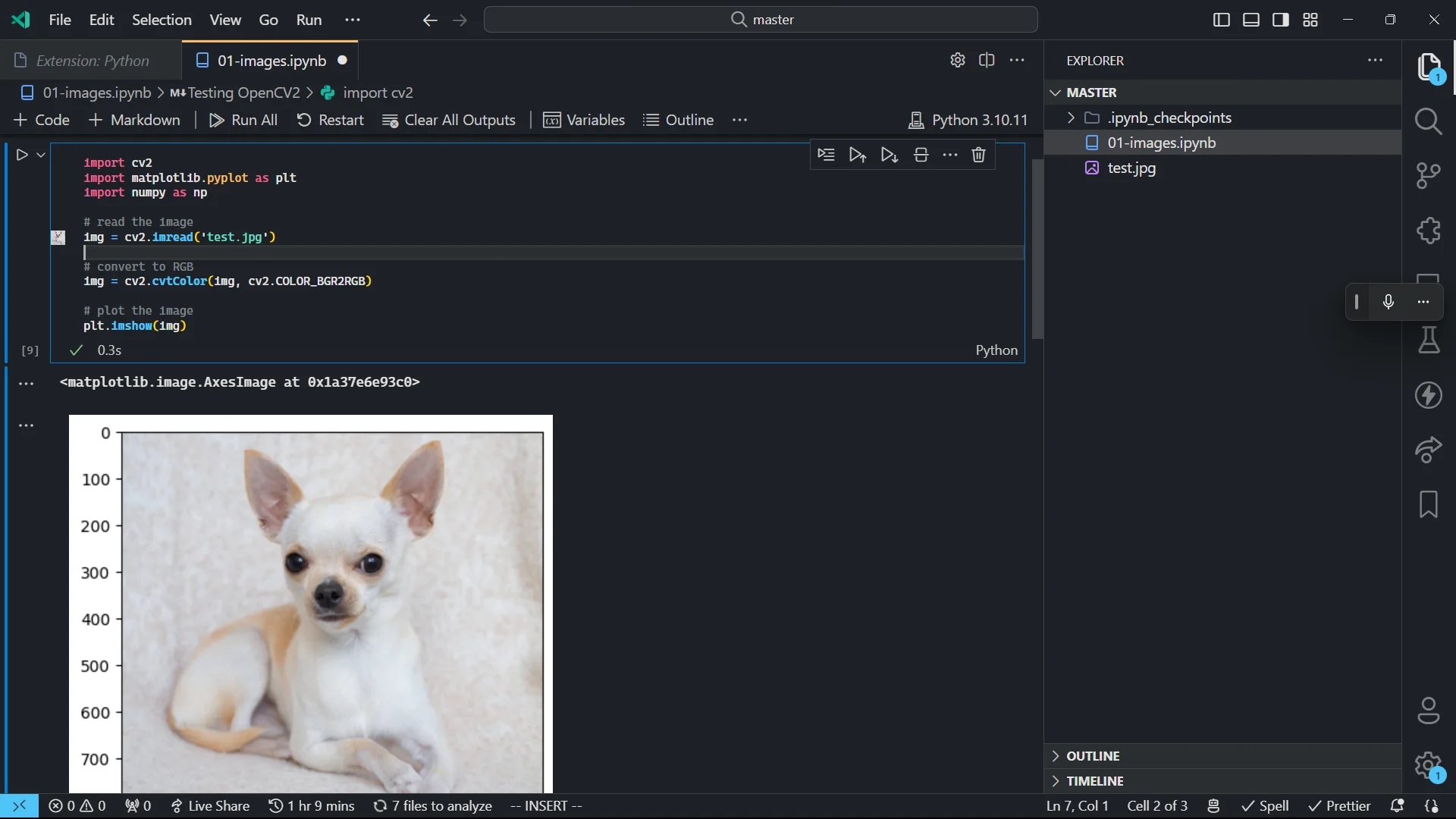Running code
